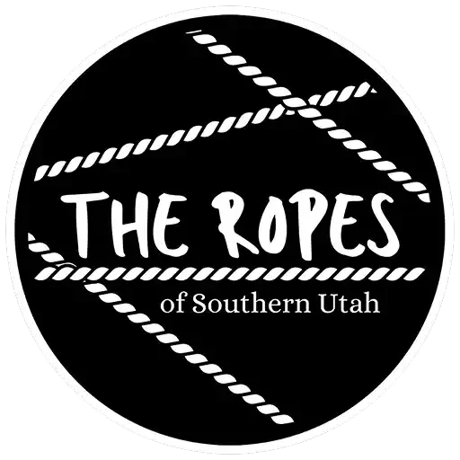 The Ropes of Southern Utah logo high ropes course and zipline adventure park in Hurricane Utah near Zion National Park