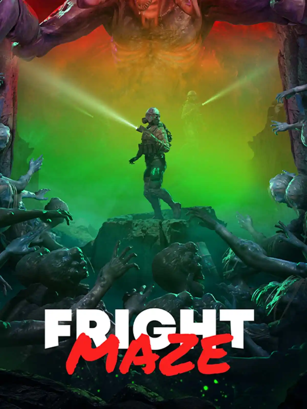 Fright Maze QBIX VR horror game in Hurricane Utah immersive multiplayer zombie survival experience