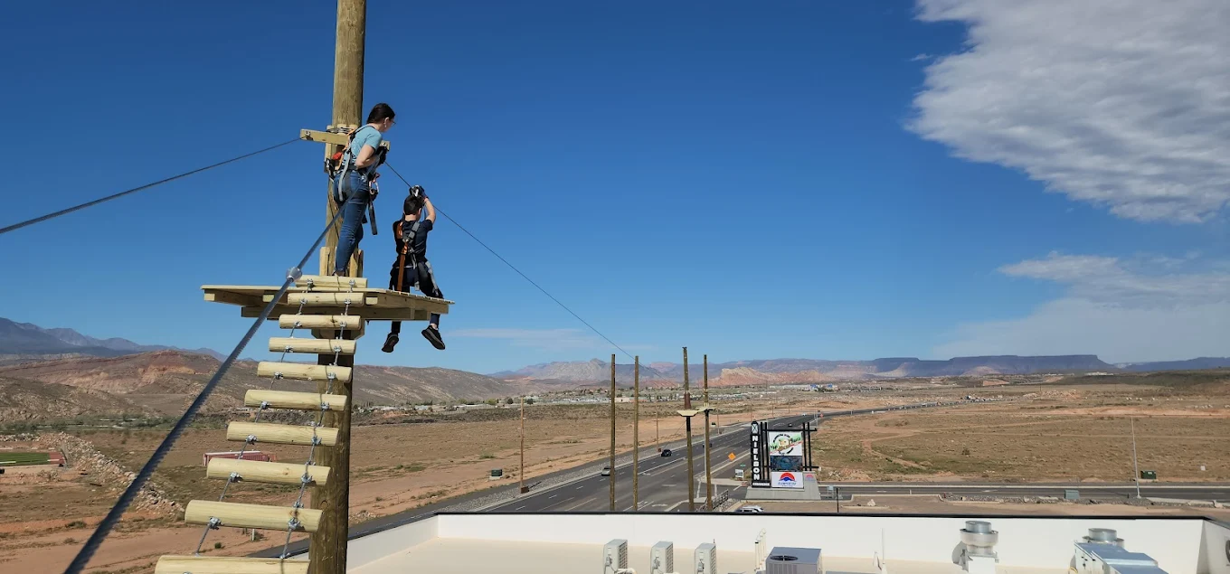 Zipline platform view